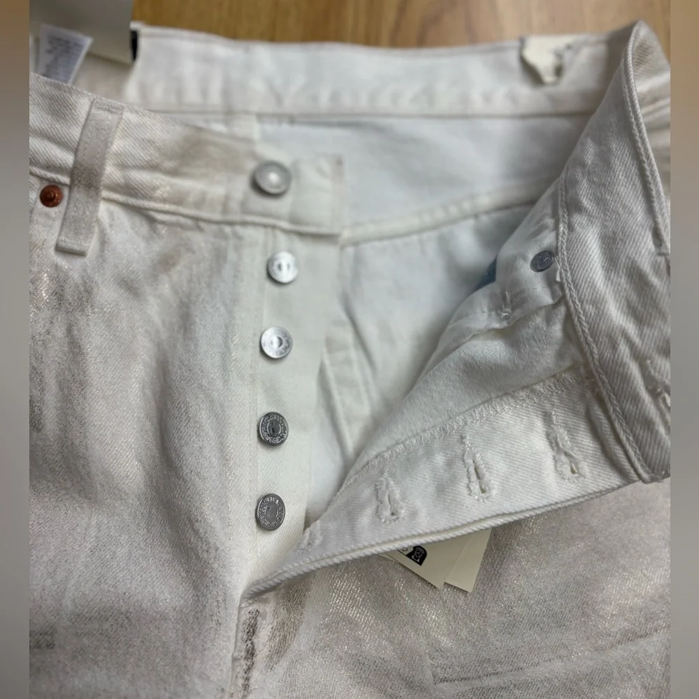 NWT Levi's 501 Coated Jeans Straight Leg 30/32 - Picture 12 of 14